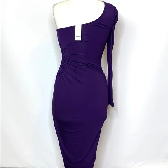 BEBE Kardashians NWT Goddess One Shoulder Size S - Picture 5 of 8